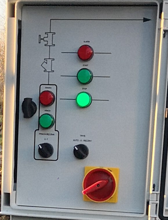 ASPP 1 Automatyka sterująca przepompownią przydomową z 1 pompą - na 2 pływaki