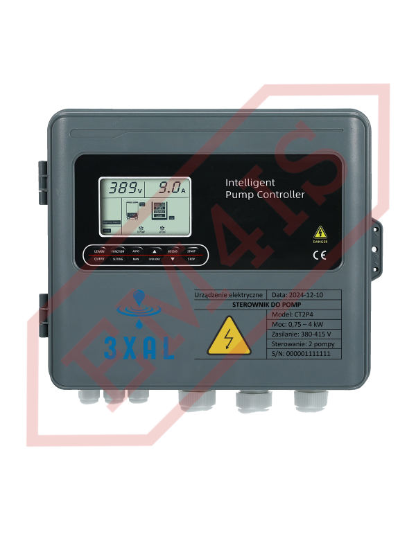 Sterownik pompy ściekowej 3XAL PRO dla 1 pompy 230V lub 400V