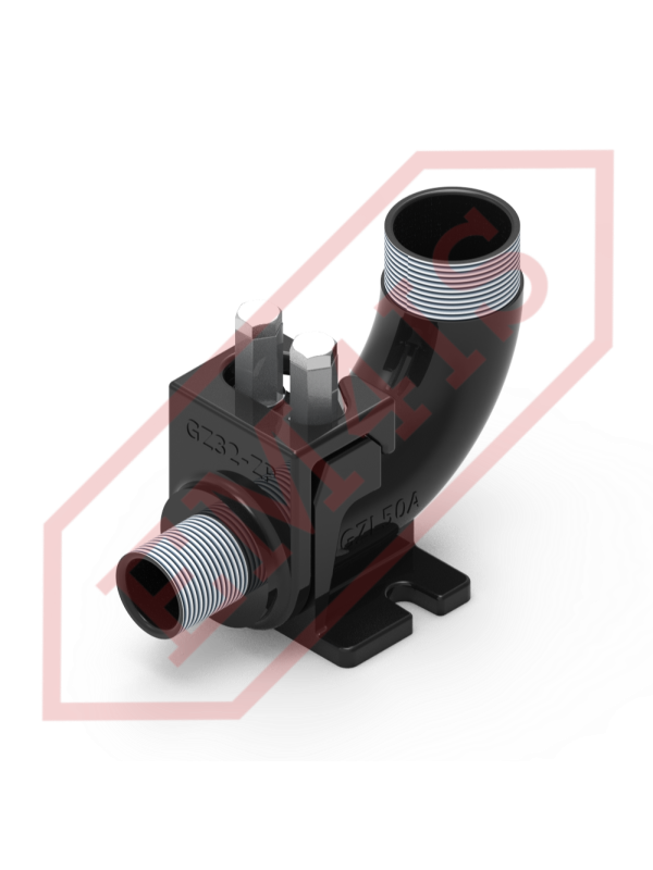 GZL50 Stopa sprzęgająca kolanowa niska z gwintem zew. 2" (2 cale)