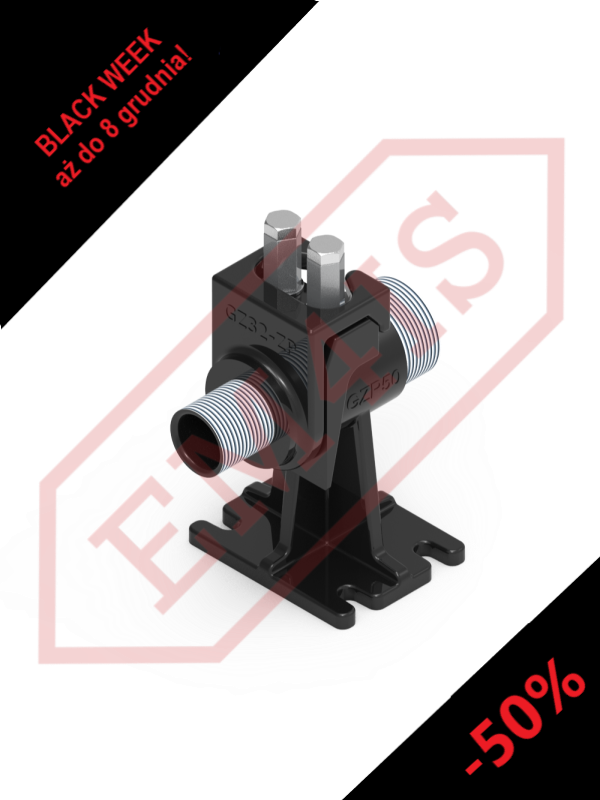 GZP Stopa sprzęgająca prosta z gwintem zew./zew.