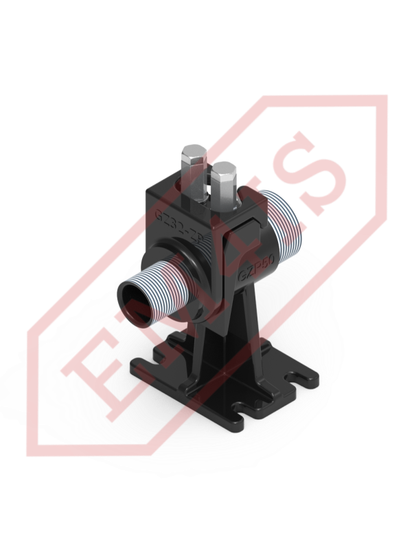 GZP Stopa sprzęgająca prosta z gwintem zew./zew.