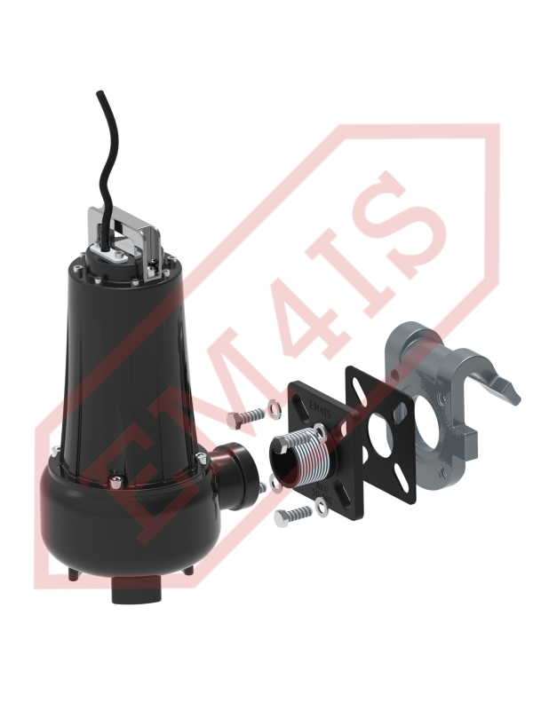 AKG 50-32Z Adapter kołnierzowo-gwintowany DN50 x 1¼" GZ do pomp ściekowych