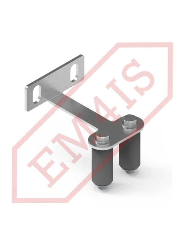 Wspornik prowadnic WP_CAL50 do pomp CALPEDA (prowadnice Ø26,9x2, rozstaw 38 mm)