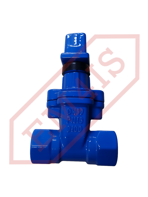 ZKO-G Zasuwa klinowa ogumowana gwintowana do ścieków - DN32/G1¼” - DN50/G2"